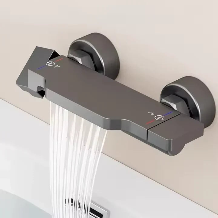 Solid Brass Triple Handle Tub Shower Faucet