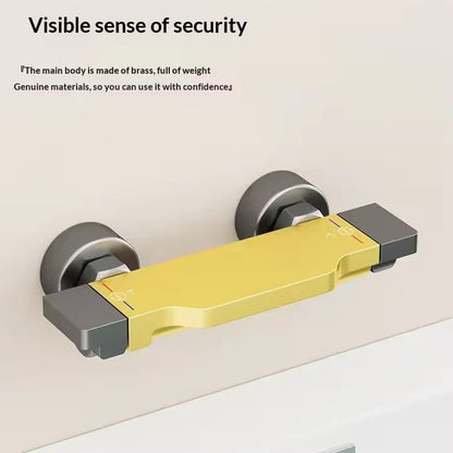 Solid Brass Triple Handle Tub Shower Faucet