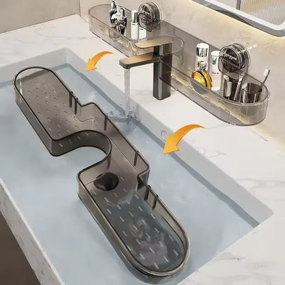 Corner Bathroom Storage Rack with Suction Cups